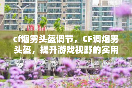 cf烟雾头盔调节,CF调烟雾头盔,提升游戏视野的实用技巧 cf烟雾头盔调节,CF调烟雾头盔,提升游戏视野的实用技巧