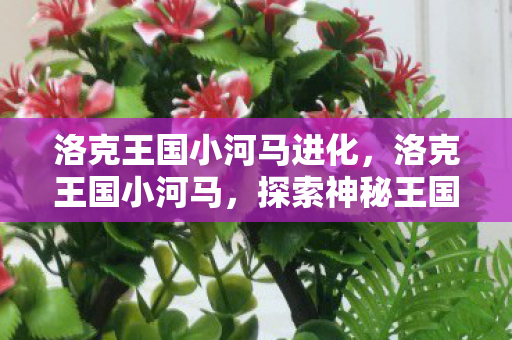 洛克王国小河马进化，洛克王国小河马，探索神秘王国的奇妙之旅