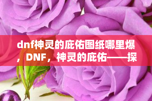 dnf神灵的庇佑图纸哪里爆，DNF，神灵的庇佑——探索游戏中的神秘力量