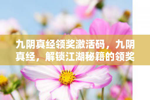 九阴真经领奖激活码,九阴真经,解锁江湖秘籍的领奖码 九阴真经领奖激活码,九阴真经,解锁江湖秘籍的领奖码