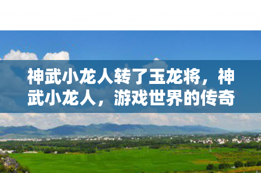 神武小龙人转了玉龙将，神武小龙人，游戏世界的传奇英雄
