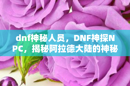 dnf神秘人员，DNF神探NPC，揭秘阿拉德大陆的神秘侦探