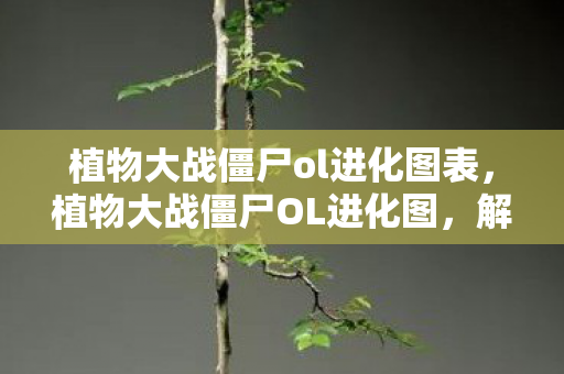 植物大战僵尸ol进化图表,植物大战僵尸OL进化图,解锁你的植物军团新篇章 植物大战僵尸ol进化图表,植物大战僵尸OL进化图,解锁你的植物军团新篇章