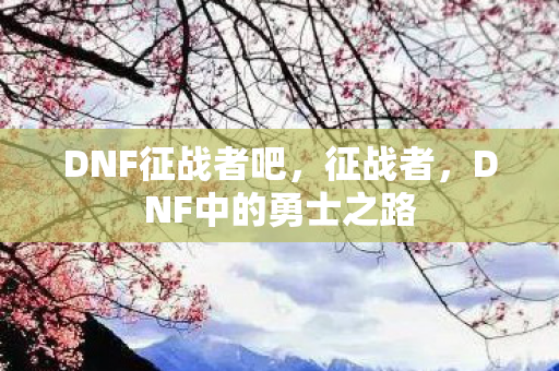 DNF中的勇士之路图片