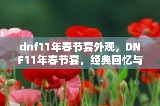 dnf11年春节套外观，DNF11年春节套，经典回忆与全新体验
