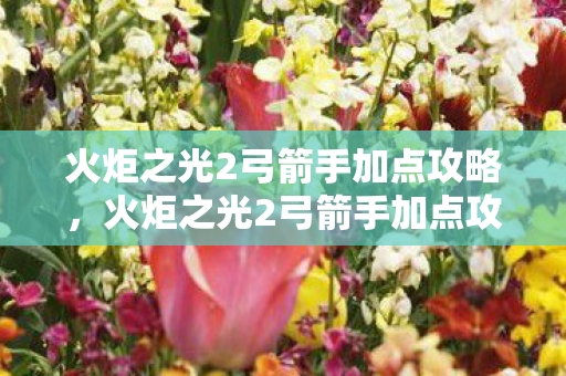 火炬之光2弓箭手加点攻略图片