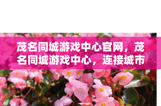 茂名同城游戏中心官网,茂名同城游戏中心,连接城市玩家的欢乐桥梁 茂名同城游戏中心官网,茂名同城游戏中心,连接城市玩家的欢乐桥梁