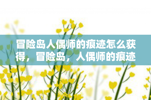 冒险岛人偶师的痕迹怎么获得图片