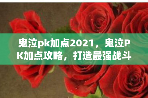 鬼泣pk加点2021图片