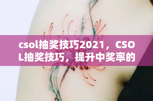 csol抽奖技巧2021图片
