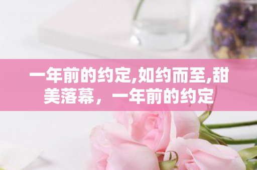 一年前的约定图片