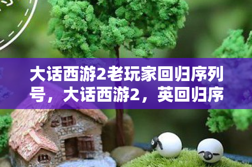 大话西游2老玩家回归序列号图片