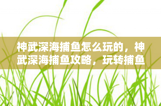 神武深海捕鱼怎么玩的，神武深海捕鱼攻略，玩转捕鱼新纪元