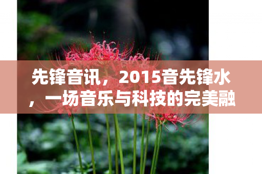 一场音乐与科技的完美融合图片