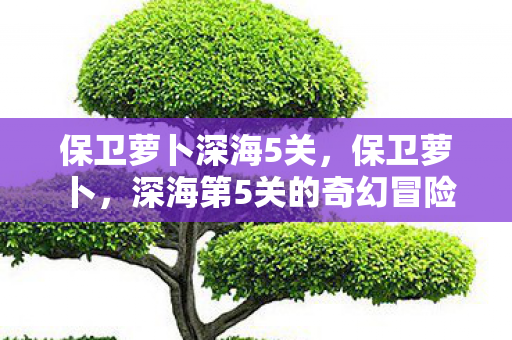 深海第5关的奇幻冒险图片