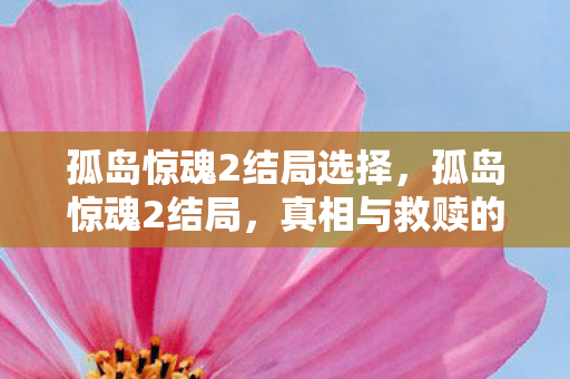 孤岛惊魂2结局选择图片