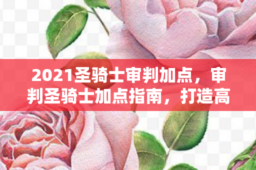 2021圣骑士审判加点图片