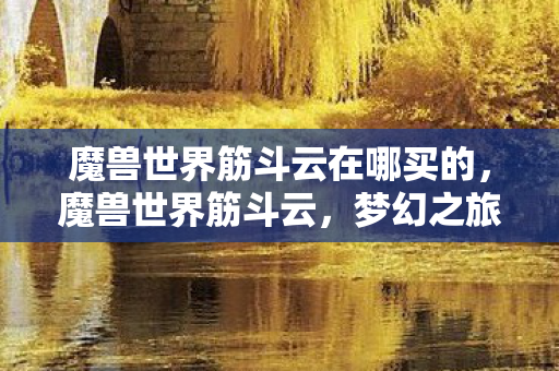 魔兽世界筋斗云在哪买的，魔兽世界筋斗云，梦幻之旅的起点