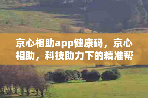 科技助力下的精准帮扶新篇章图片