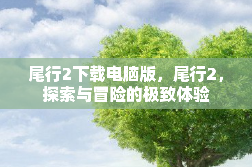 尾行2下载电脑版，尾行2，探索与冒险的极致体验