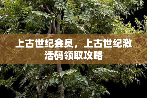 上古世纪会员,上古世纪激活码领取攻略 上古世纪会员,上古世纪激活码领取攻略