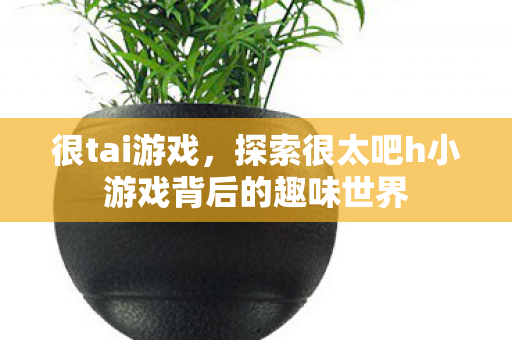 很tai游戏，探索很太吧h小游戏背后的趣味世界