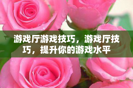 游戏厅游戏技巧，游戏厅技巧，提升你的游戏水平