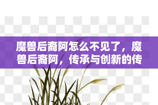 魔兽后裔阿怎么不见了，魔兽后裔阿，传承与创新的传奇