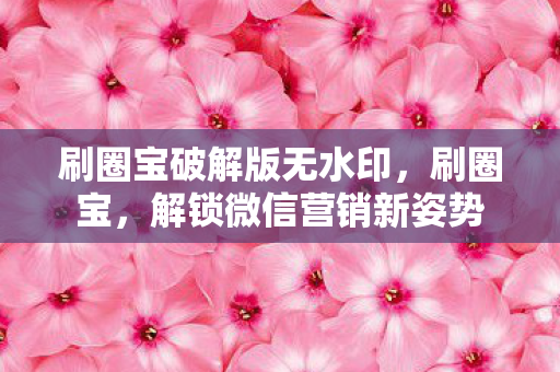 刷圈宝破解版无水印图片