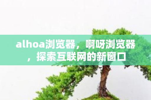 alhoa浏览器，啊呀浏览器，探索互联网的新窗口