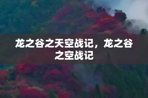 龙之谷之天空战记，龙之谷之空战记