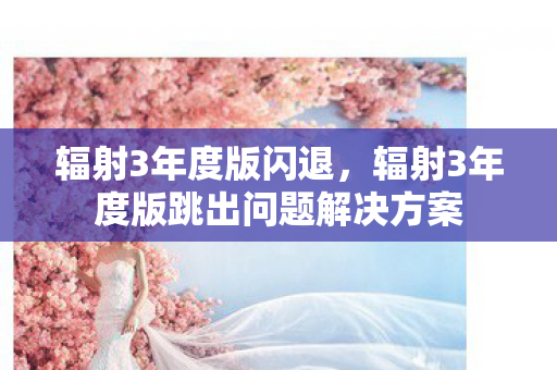 辐射3年度版闪退，辐射3年度版跳出问题解决方案