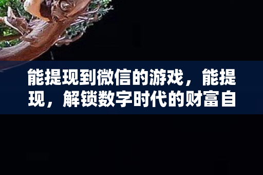 能提现到微信的游戏，能提现，解锁数字时代的财富自由