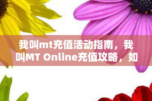 我叫mt充值活动指南，我叫MT Online充值攻略，如何高效、安全地充值？
