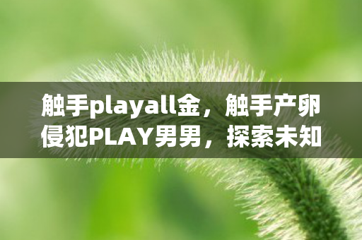 触手playall金,触手产卵侵犯PLAY男男,探索未知领域的界限 触手playall金,触手产卵侵犯PLAY男男,探索未知领域的界限