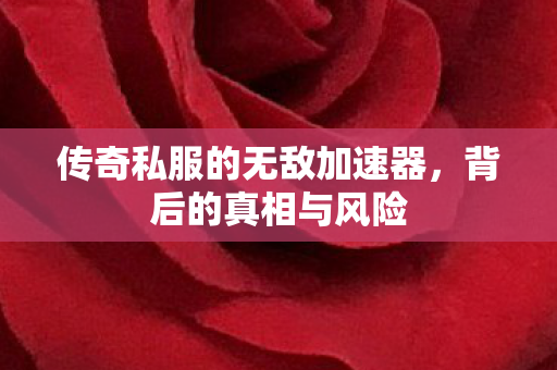 传奇私服的无敌加速器,背后的真相与风险 传奇私服的无敌加速器,背后的真相与风险