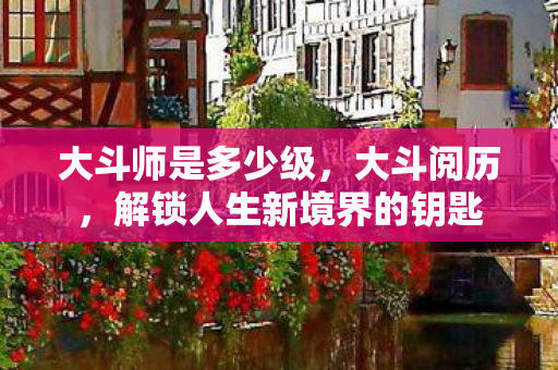 大斗师是多少级,大斗阅历,解锁人生新境界的钥匙 大斗师是多少级,大斗阅历,解锁人生新境界的钥匙
