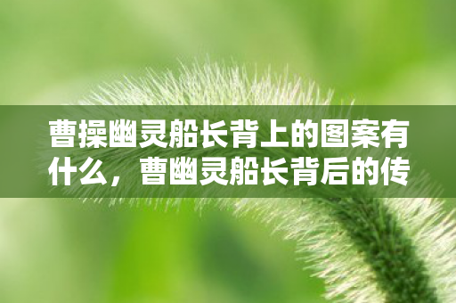 曹操幽灵船长背上的图案有什么，曹幽灵船长背后的传奇故事