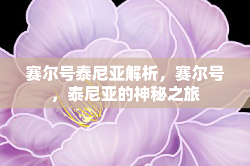 赛尔号泰尼亚解析，赛尔号，泰尼亚的神秘之旅