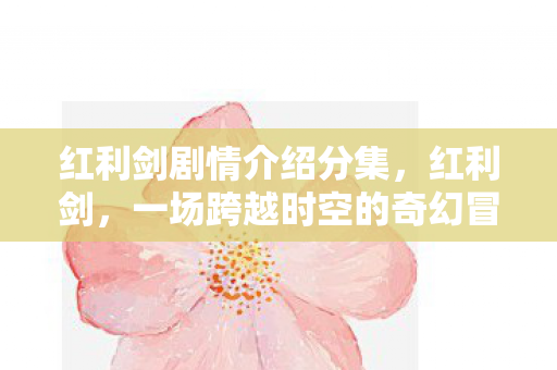 红利剑剧情介绍分集，红利剑，一场跨越时空的奇幻冒险