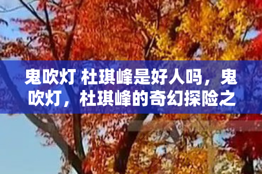 鬼吹灯 杜琪峰是好人吗，鬼吹灯，杜琪峰的奇幻探险之旅