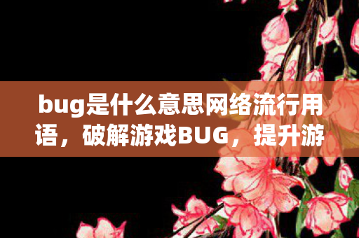bug是什么意思网络流行用语,破解游戏BUG,提升游戏体验的合法途径 bug是什么意思网络流行用语,破解游戏BUG,提升游戏体验的合法途径