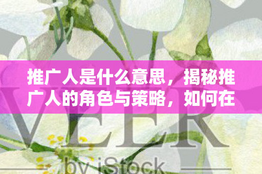推广人是什么意思,揭秘推广人的角色与策略,如何在数字时代成功营销 推广人是什么意思,揭秘推广人的角色与策略,如何在数字时代成功营销