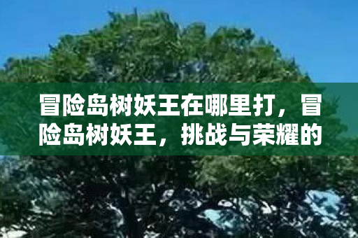 冒险岛树妖王在哪里打，冒险岛树妖王，挑战与荣耀的交汇点