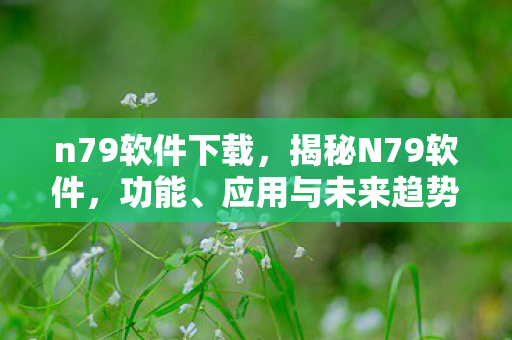 n79软件下载,揭秘N79软件,功能、应用与未来趋势 n79软件下载,揭秘N79软件,功能、应用与未来趋势