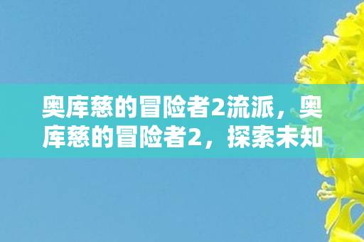 奥库慈的冒险者2流派，奥库慈的冒险者2，探索未知的神秘之旅