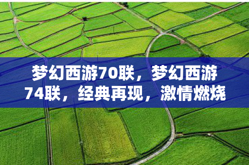 梦幻西游70联,梦幻西游74联,经典再现,激情燃烧的岁月 梦幻西游70联,梦幻西游74联,经典再现,激情燃烧的岁月