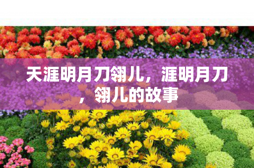 天涯明月刀翎儿,涯明月刀,翎儿的故事 天涯明月刀翎儿,涯明月刀,翎儿的故事