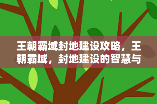 王朝霸域封地建设攻略,王朝霸域,封地建设的智慧与策略 王朝霸域封地建设攻略,王朝霸域,封地建设的智慧与策略