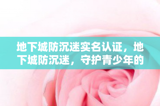 地下城防沉迷实名认证,地下城防沉迷,守护青少年的数字世界 地下城防沉迷实名认证,地下城防沉迷,守护青少年的数字世界